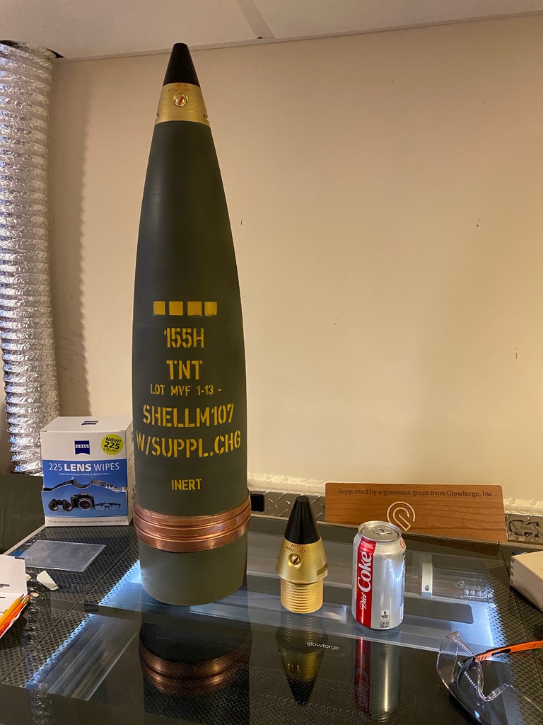 155mm M107 Howitzer Shell