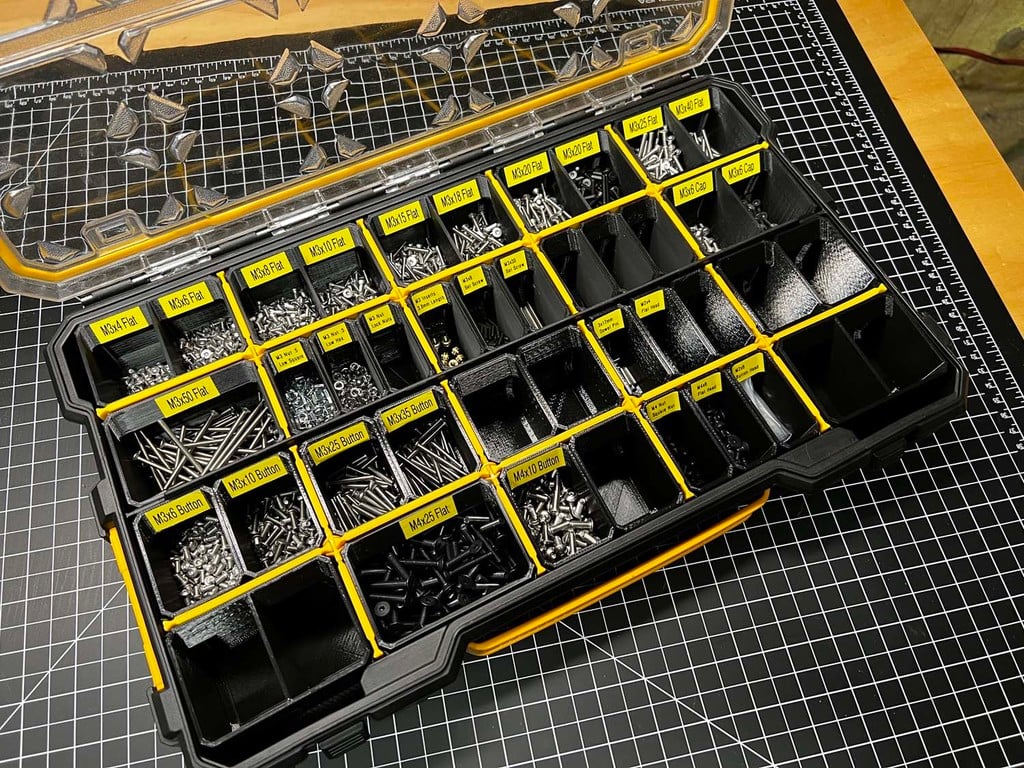 Modular Small Parts Organizer Bins