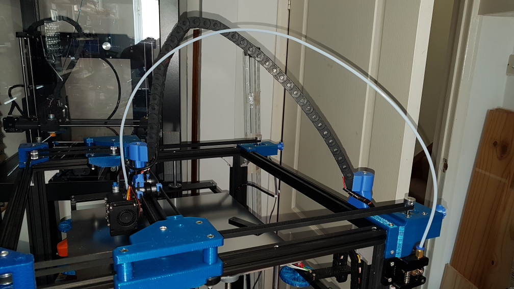 Tronxy X5S top cable chain system