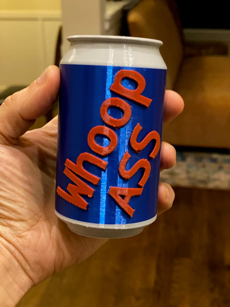 Multi-color can of Whoop Ass