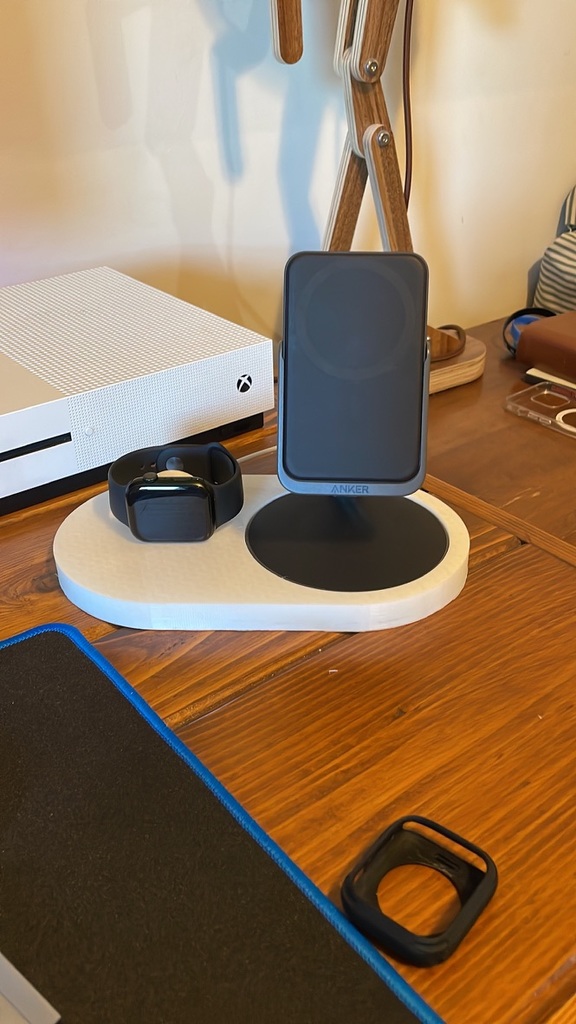 Charging Dock for Apple Watch and Anker MagSafe Charger