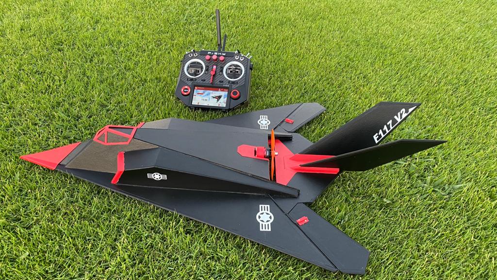 F117 RC Plane Foam Build & 3D Printed