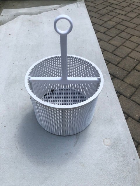 Extended replacement handle for Hayward SPX1082CA skimmer basket