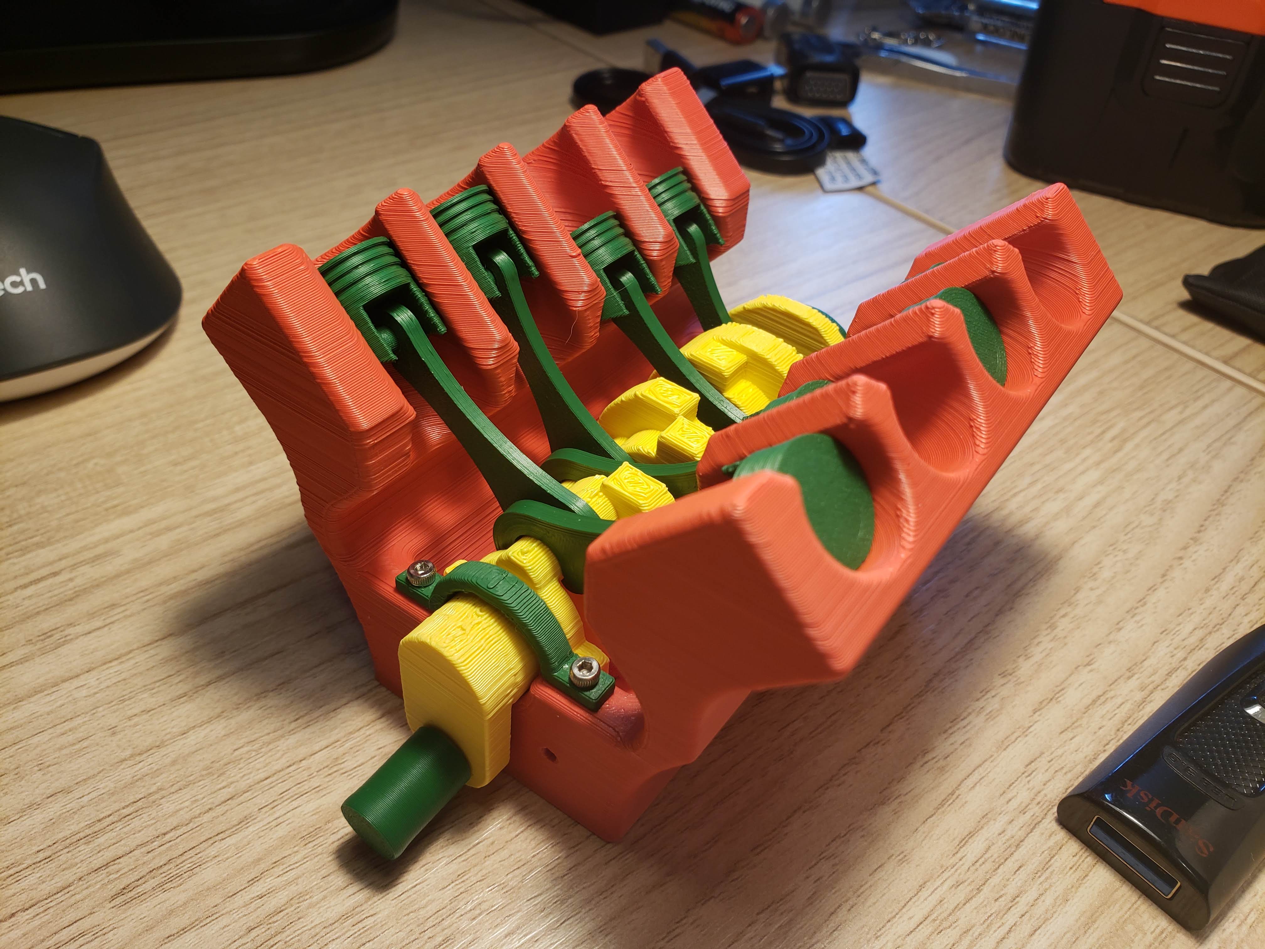 Working V8 Engine Modified