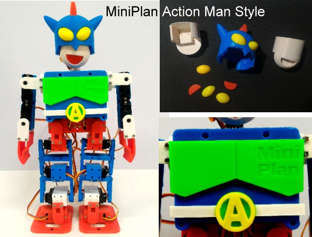 MiniPlan Robot: Action Man Style
