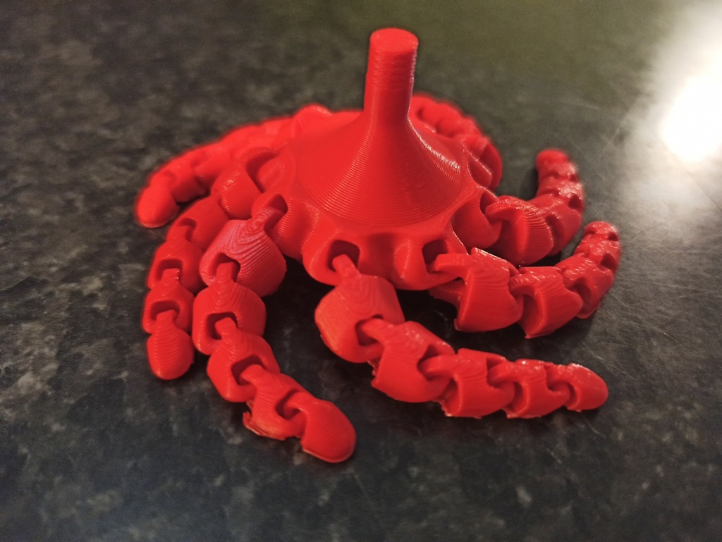 octopus tentacles spinning top