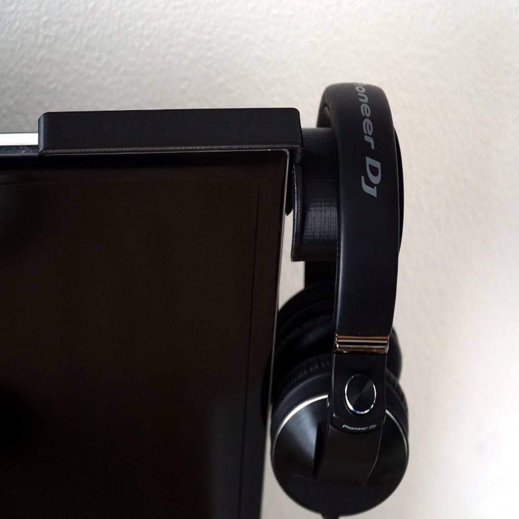 Headphone Monitor Holder Adapter for small headphones (e.g. Pioneer)