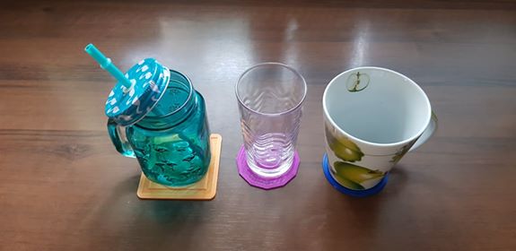 Simple drink coaster