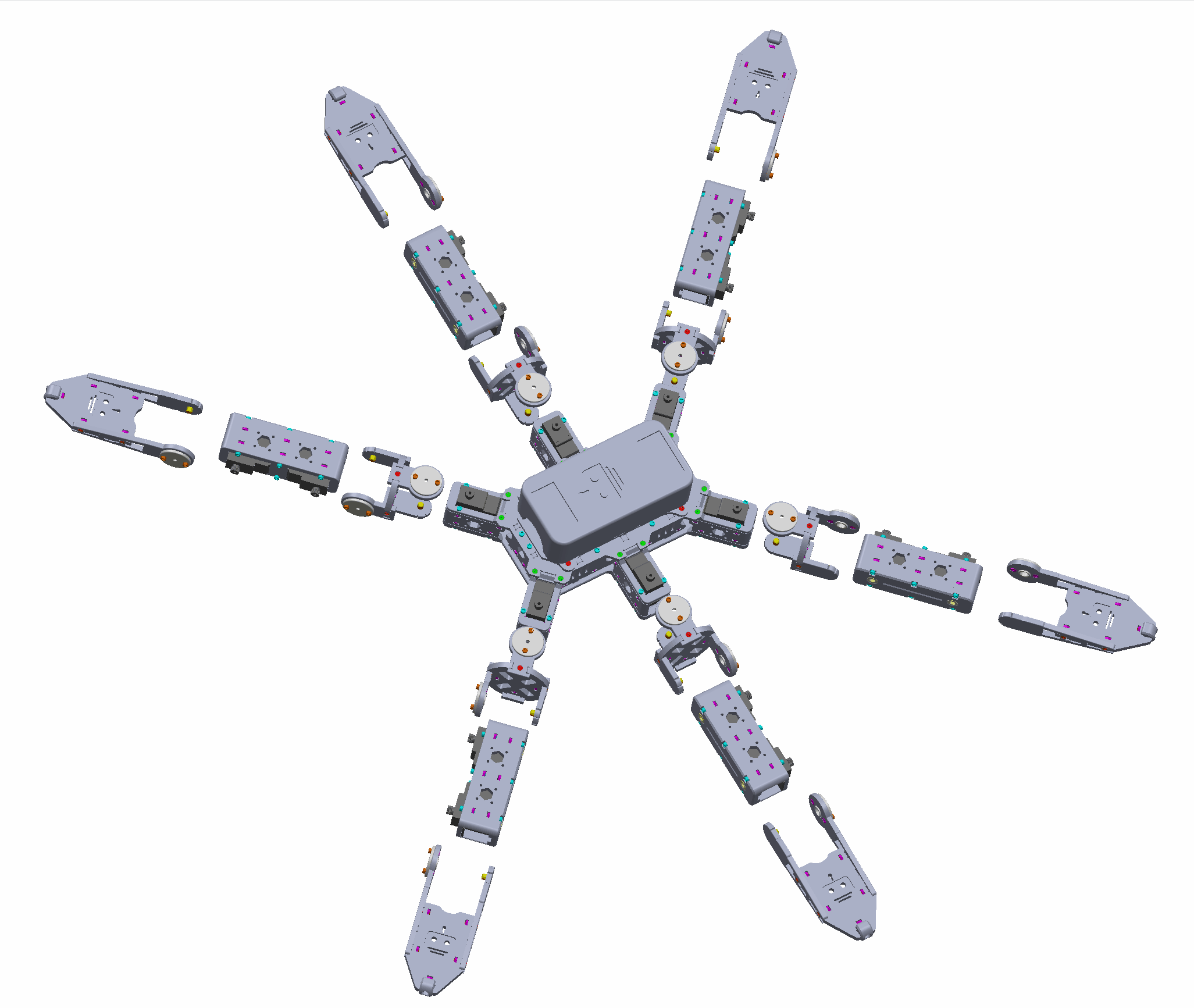 Miniatura 9 do modelo 3D The Hexapod v2