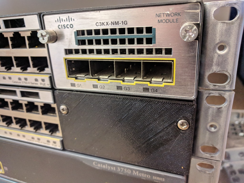 Cisco Catalyst 3750-X Module Slot Cover