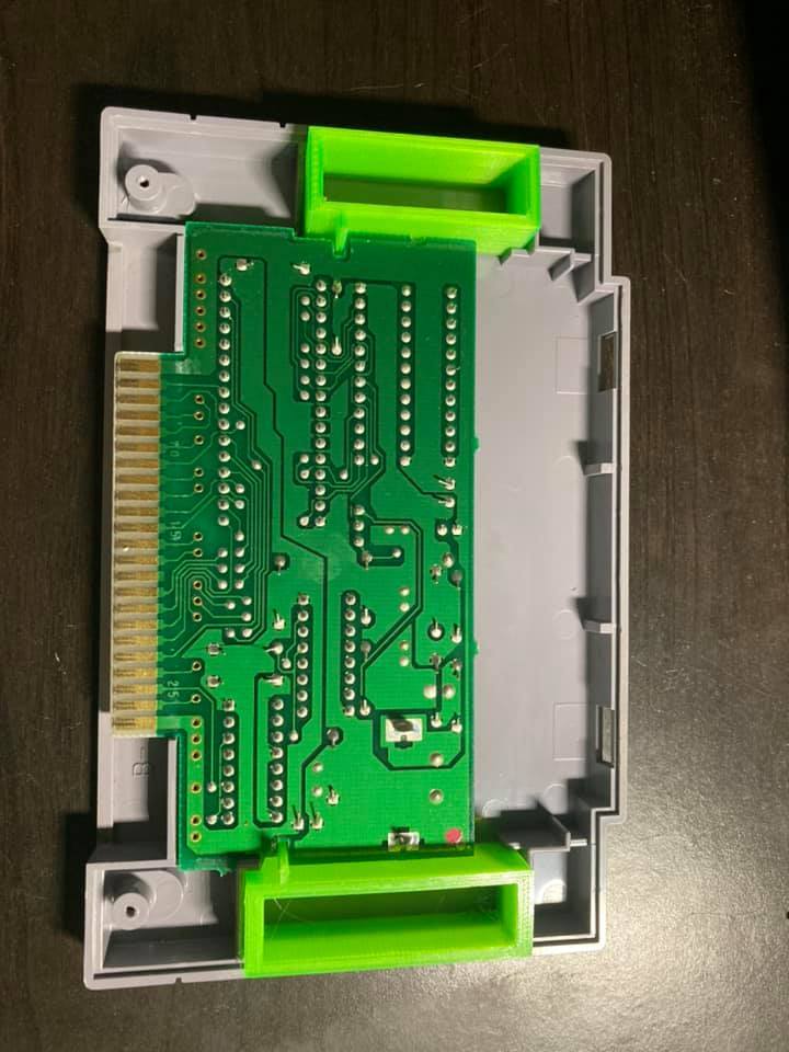 Super Nintendo Cartridge PCB Support Tab Left