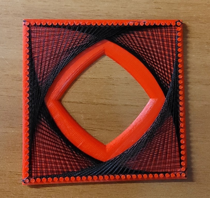 fils tendus - string - 3D printed base