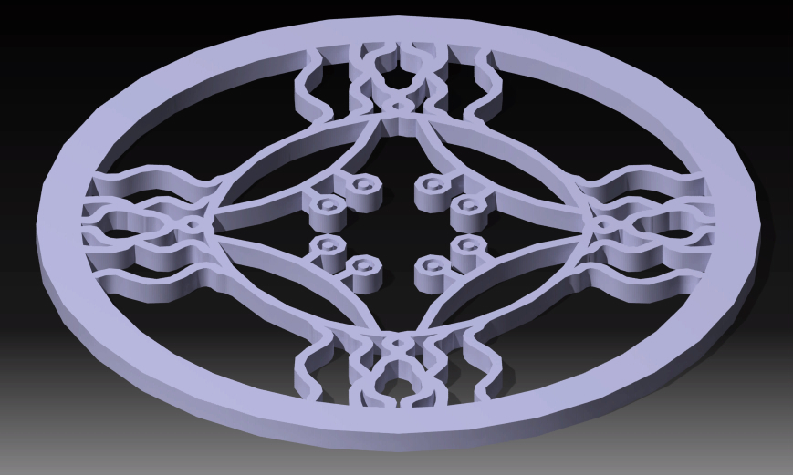 Flying Spaghetti Monster Quad Coaster