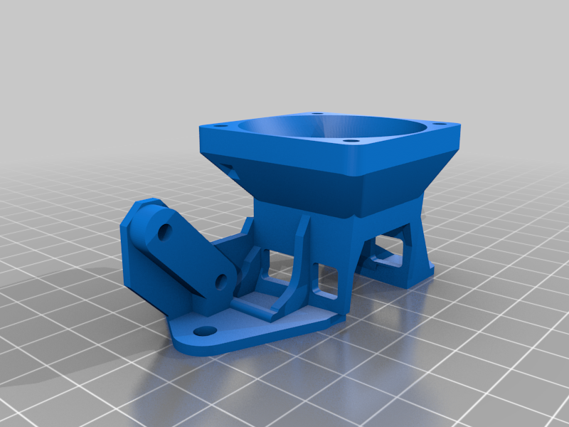 Fan mount for Ender 3 v2 with bl touch