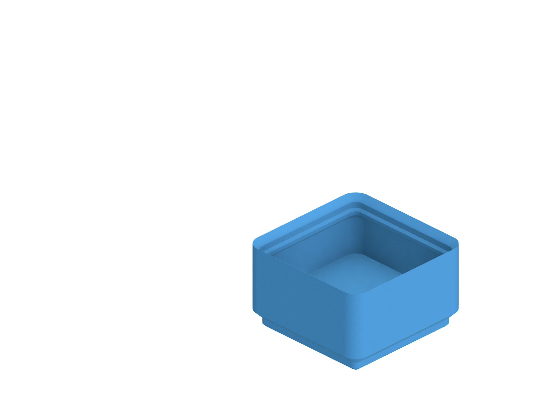 Gridfinity | Bin | Box | 1 x N x 3