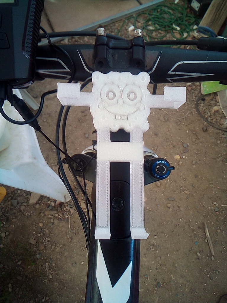 Support pour Smartphone - bike phone holder for Doogee S40 - Bob L'éponge Spongebob