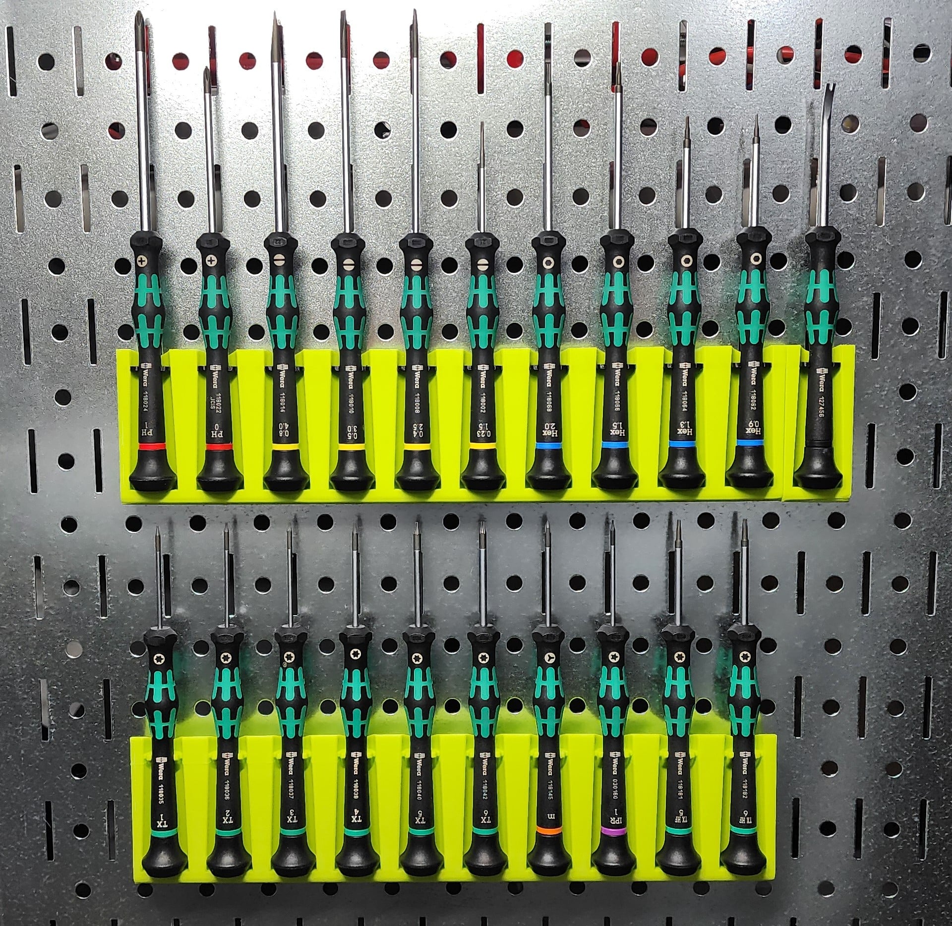 Wera Kraftform Micro Wall Control Rack (Parametric)