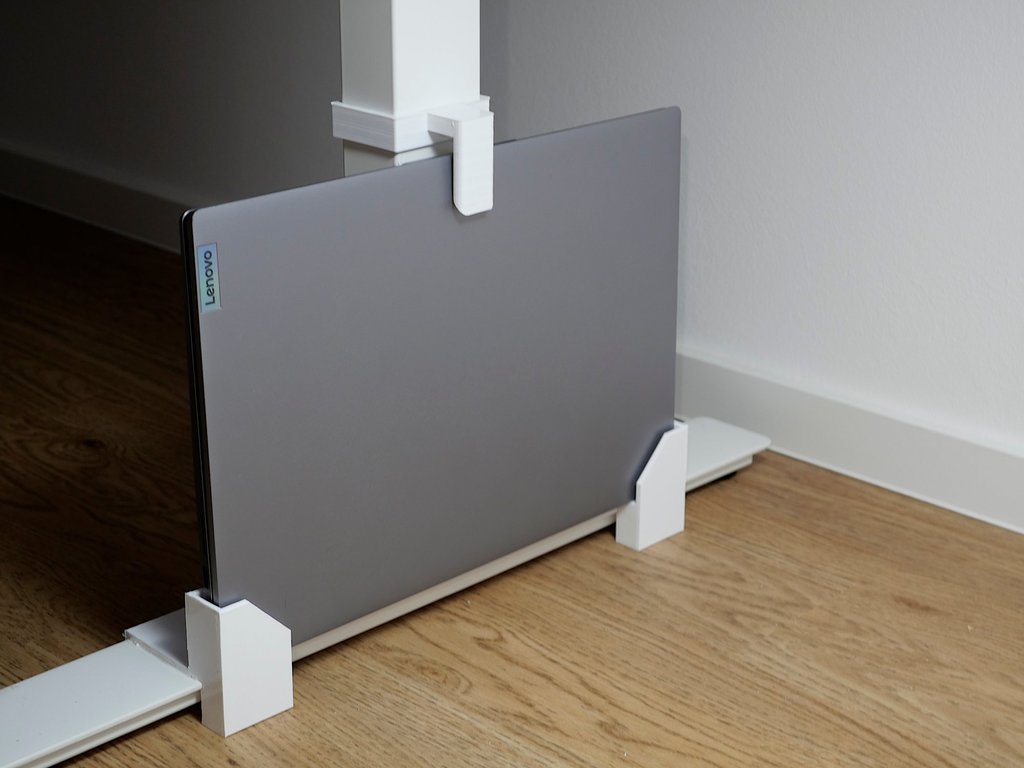 laptop storage for IKEA Trotten desk