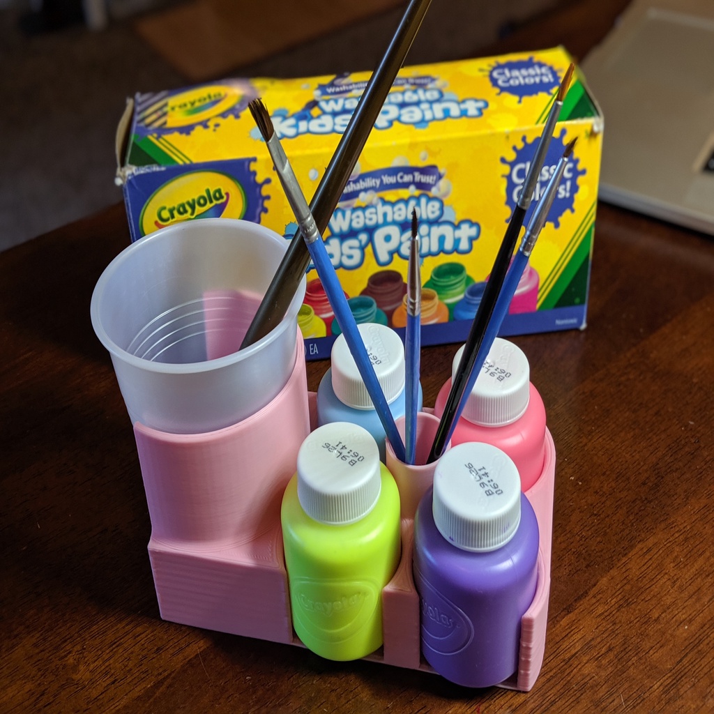 Kids Paint & Cup Holder 