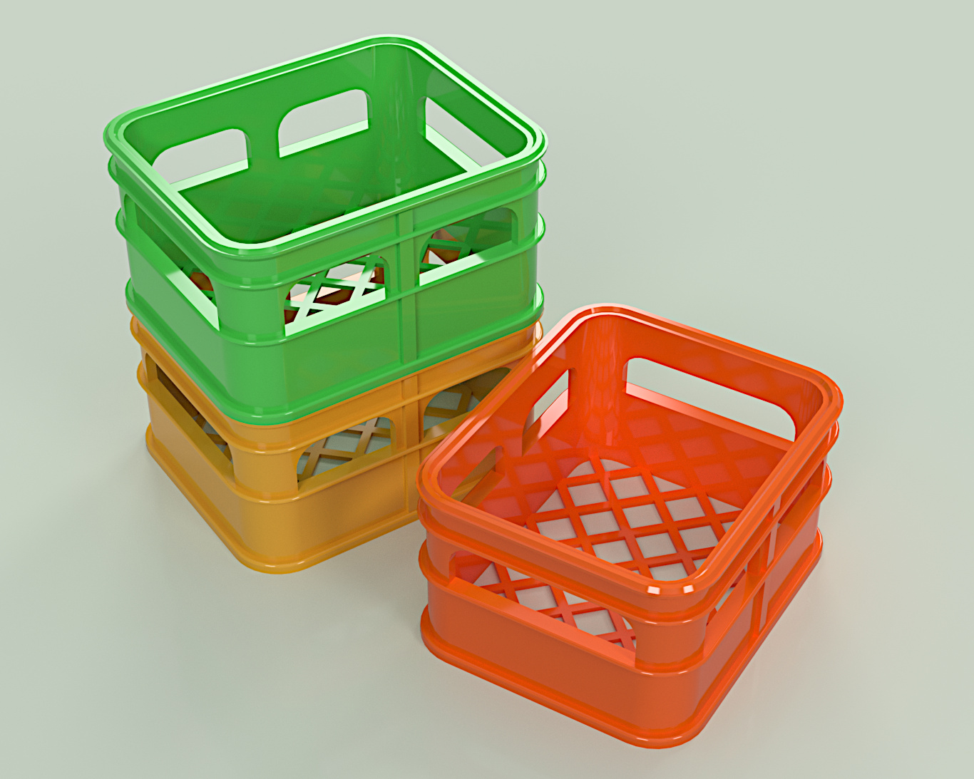 Beer Crate Stackable Storage