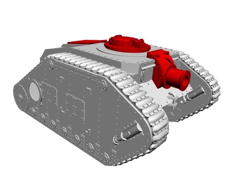 Assault gun Crassus tank conversion