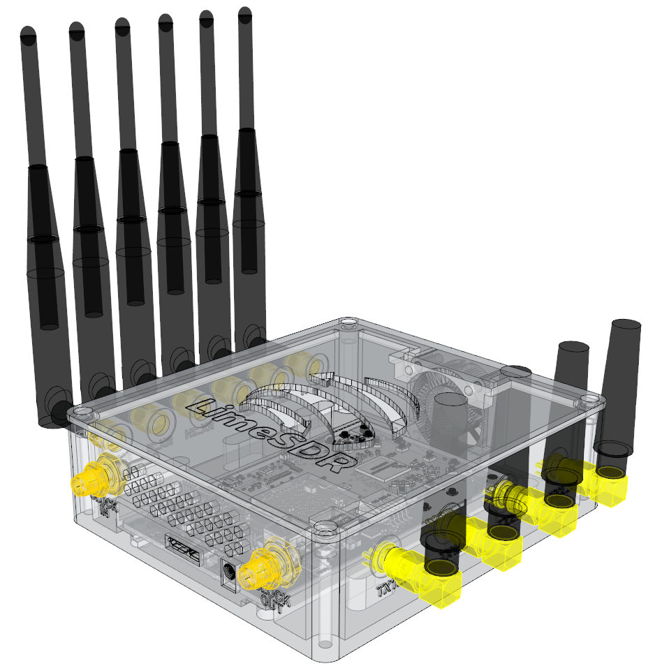 Lime SDR v1.4s Micro USB Type B case v2