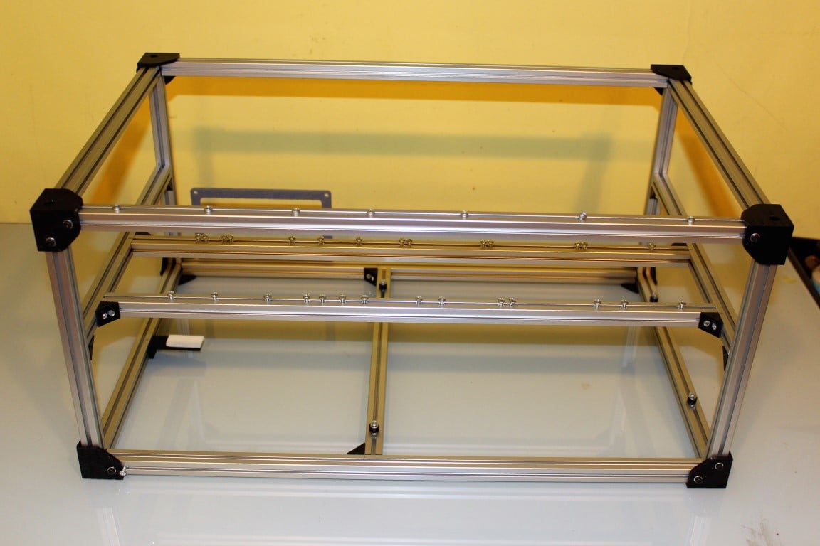 Mining Rig Open Air Frame 1515 Extrusion and 3D printed parts