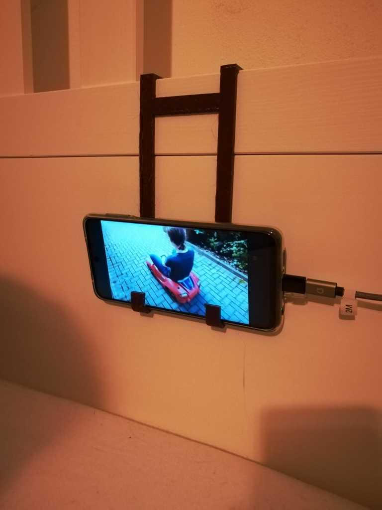 Smartphone holder Hemnes Ikea bed