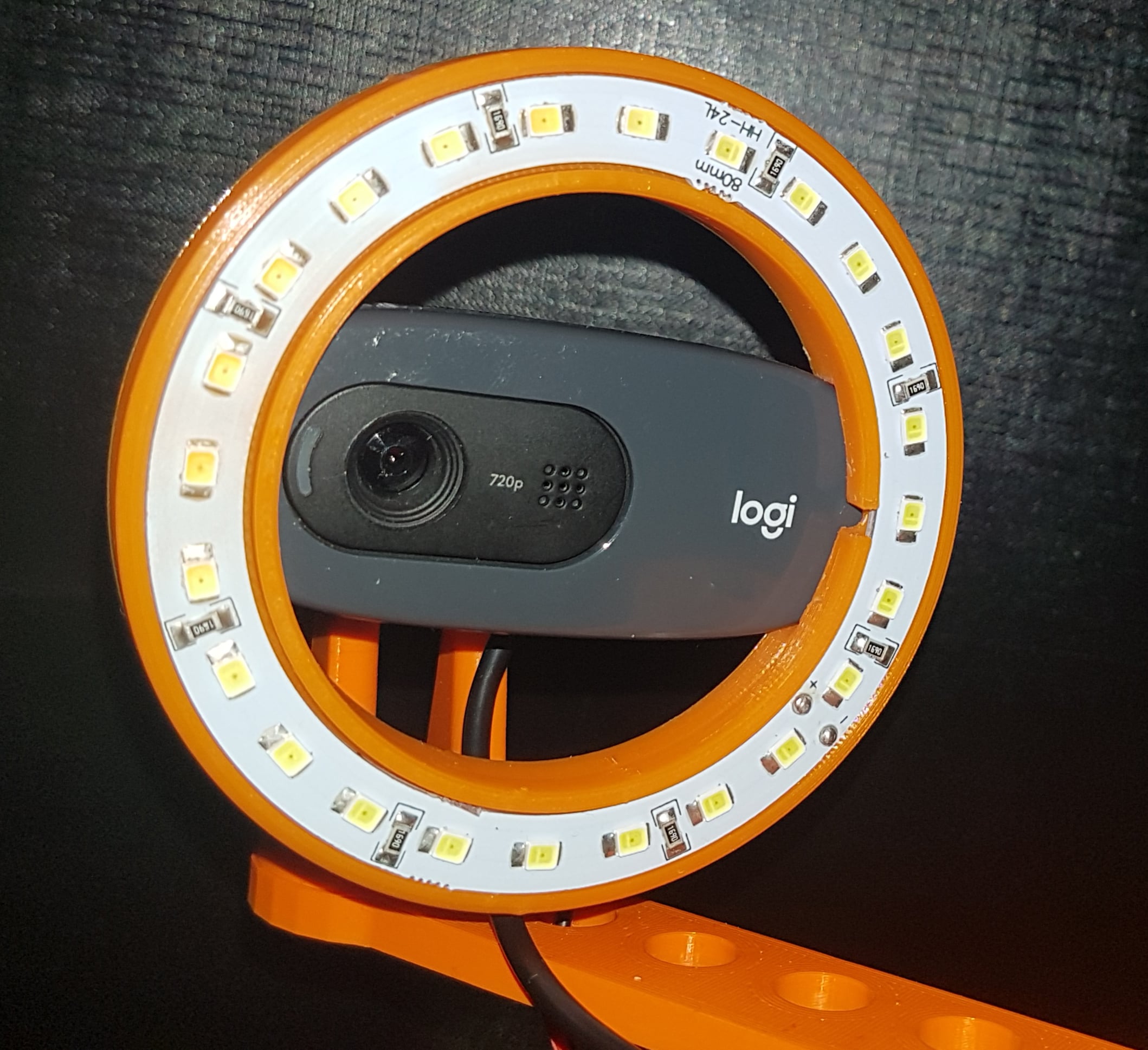LED-Ringhalter für Logitech C270