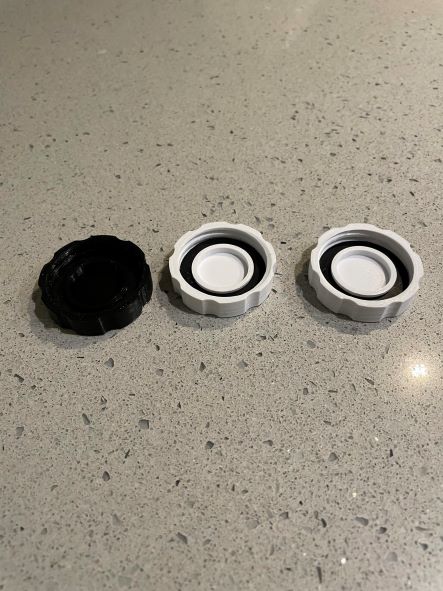 Inflatable kayak air cap