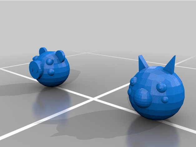 Piggy Foxy And Piggy Lego Heads By Cxlaq Thingiverse - roblox head 3d models to print yeggi