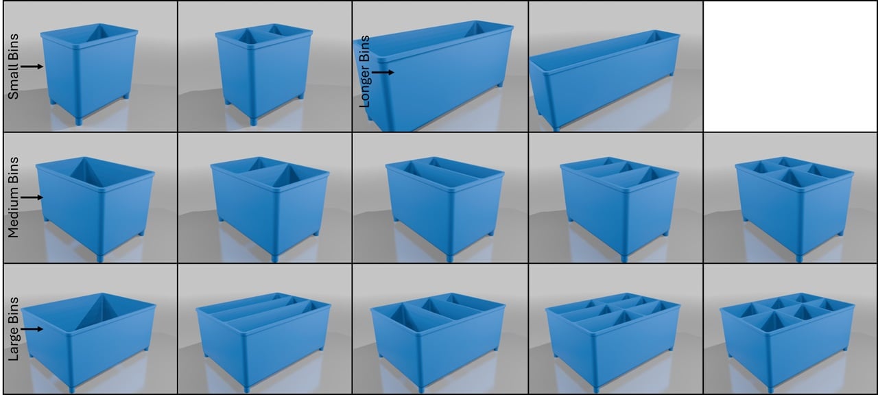 Harbor Freight Storage Case Organizer Bins