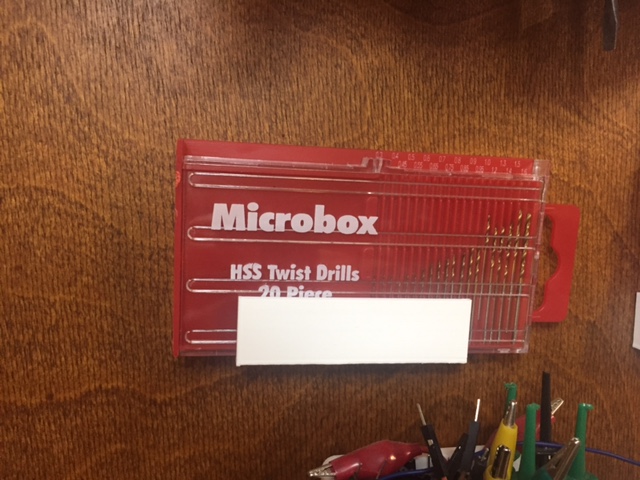 Microbox drills box holder