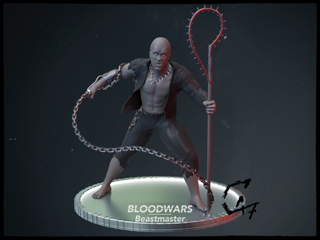Bloodwars Beastmaster Male Figurine
