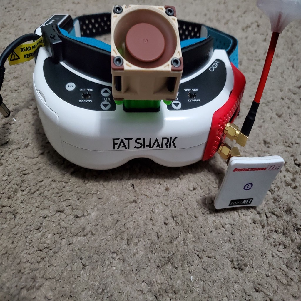 Fat Shark Rediculous 40mm fan mod!