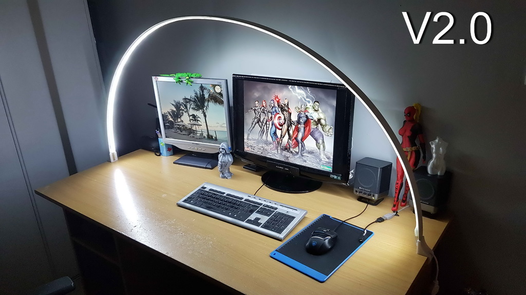 Easy and speed Arch Light using PVC V2.0 (FR instructions)