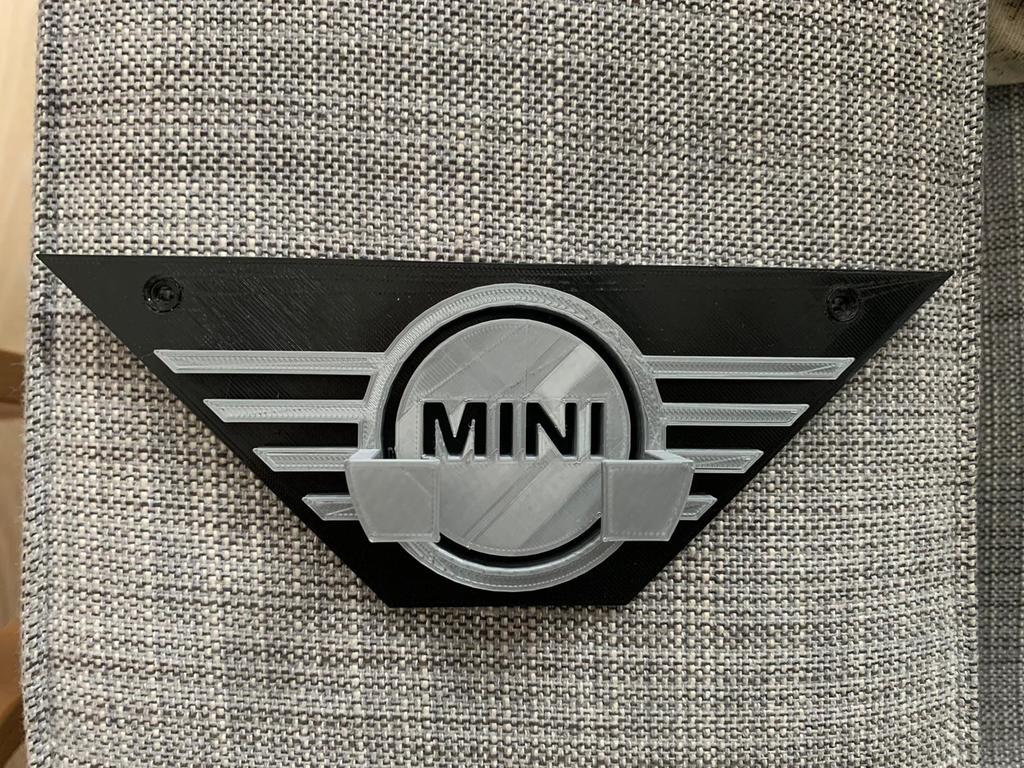 Mini Cooper key plate