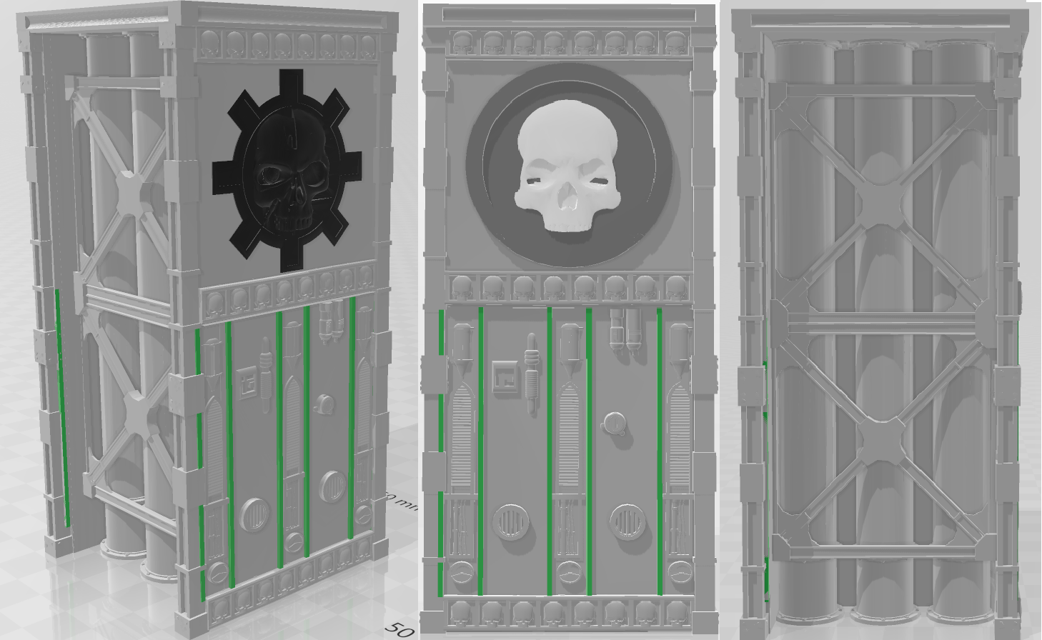 Omicron-Beta-Lima Walkway Pillar 3 - WH40k