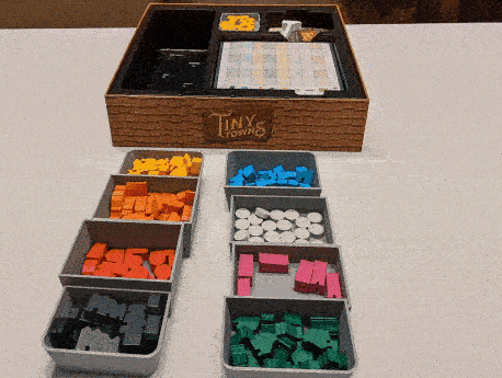Miniatura 2 do modelo 3D Tiny Towns Box Insert for Eight Containers