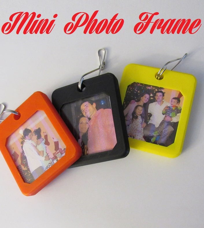 Mini Keychain Photo Frame