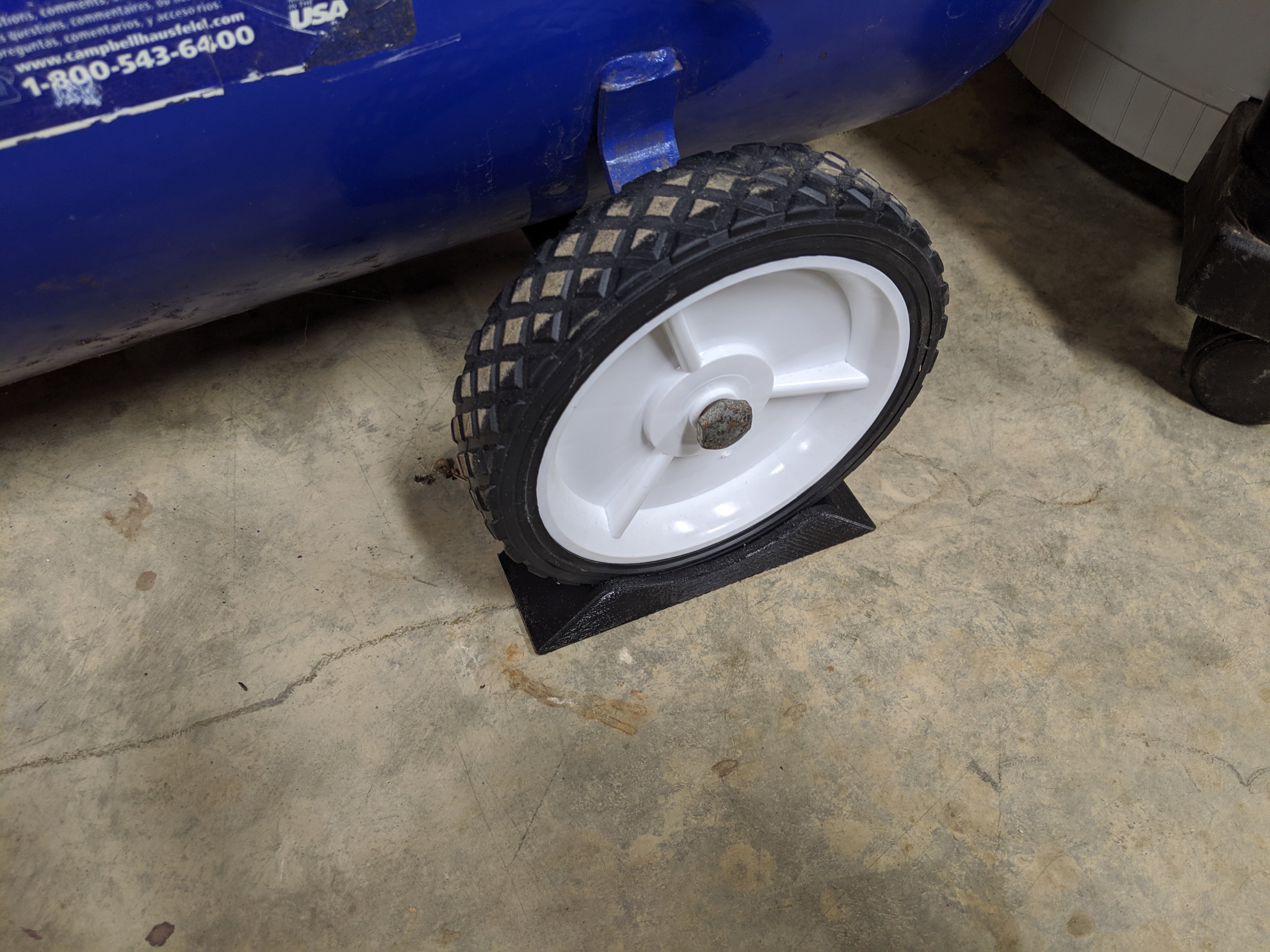 Wheel Chock for Air Compressor 