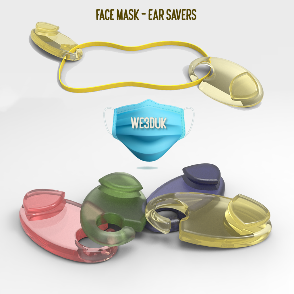 Face Mask - Ear Saver Clips