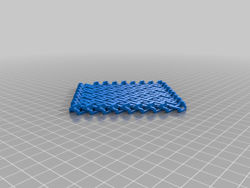Chainmail Coaster with raised edges