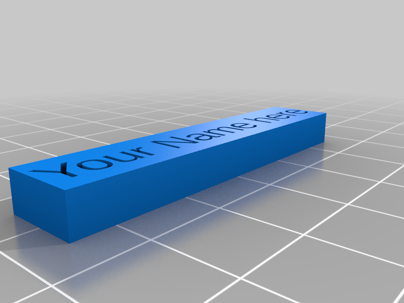 Customizable Name Block