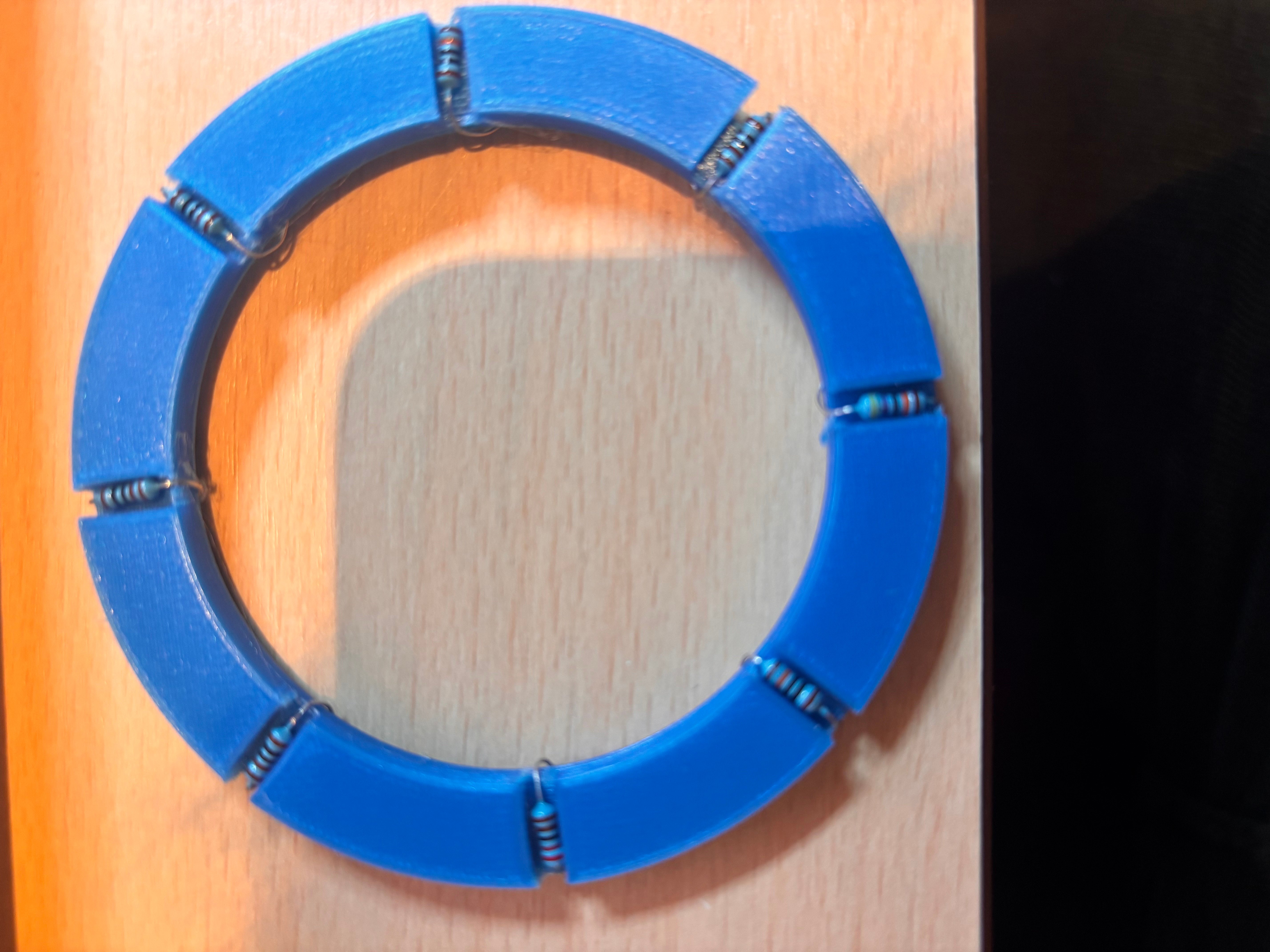 ZWO All-Sky Camera Dew Heater Ring (8 Resistor Design)