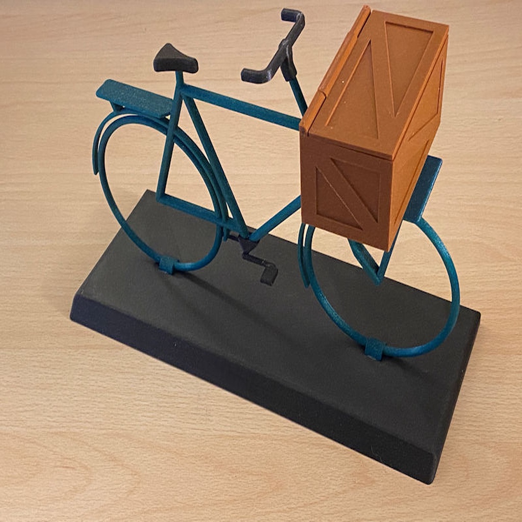 Bicycle with box