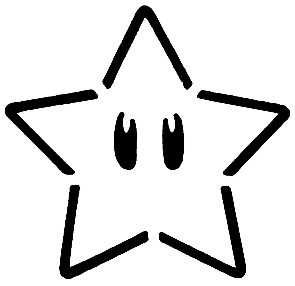 Super Star stencil 2