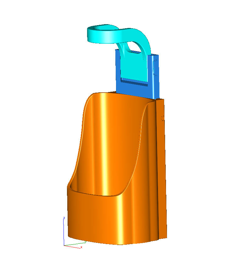 Equate 34oz or Target 32oz Hand Sanitizer holder - Anti-theft Wall Mount Remix