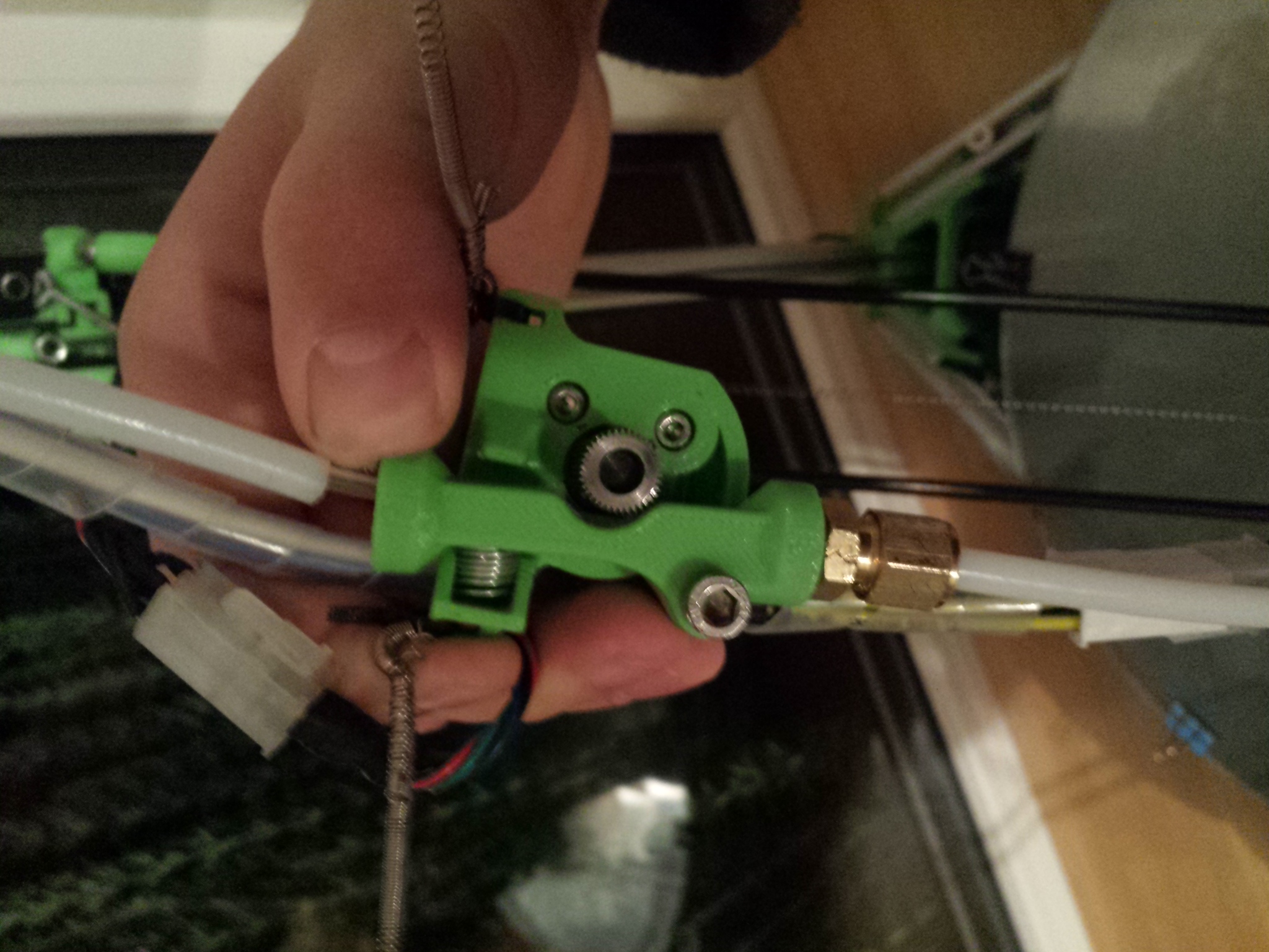 Thews Drive - A Quick Release Flying Extruder for Delta printers