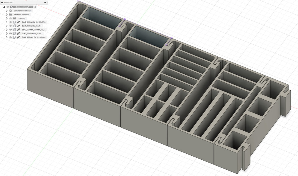 Modular Lipo Battery Storage Box